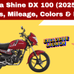 Honda Shine DX 100 (2025): Features, Mileage, Colors & On-Road Price