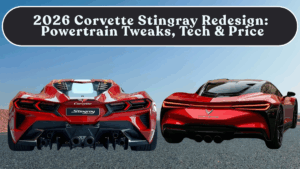 2026 Corvette Stingray Redesign: Powertrain Tweaks, Tech & Price