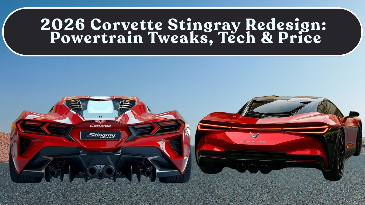 2026 Corvette Stingray Redesign: Powertrain Tweaks, Tech & Price