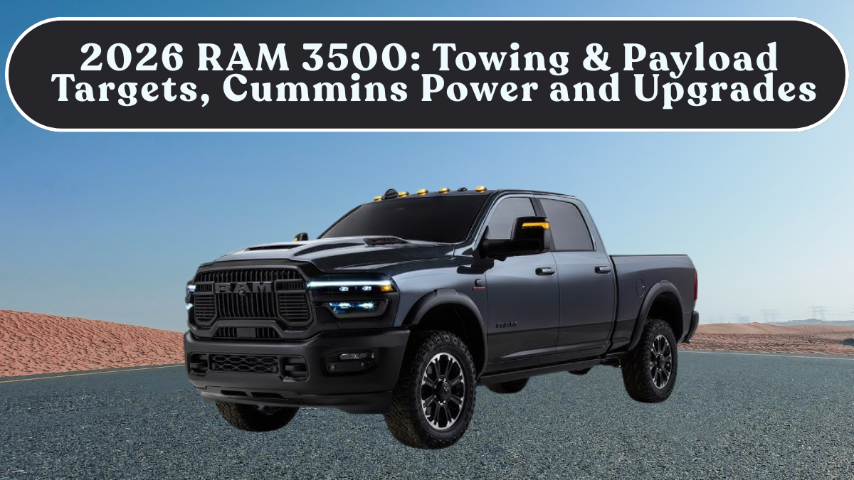 2026 RAM 3500: Towing & Payload Targets, Cummins Power and Tech Upgrades