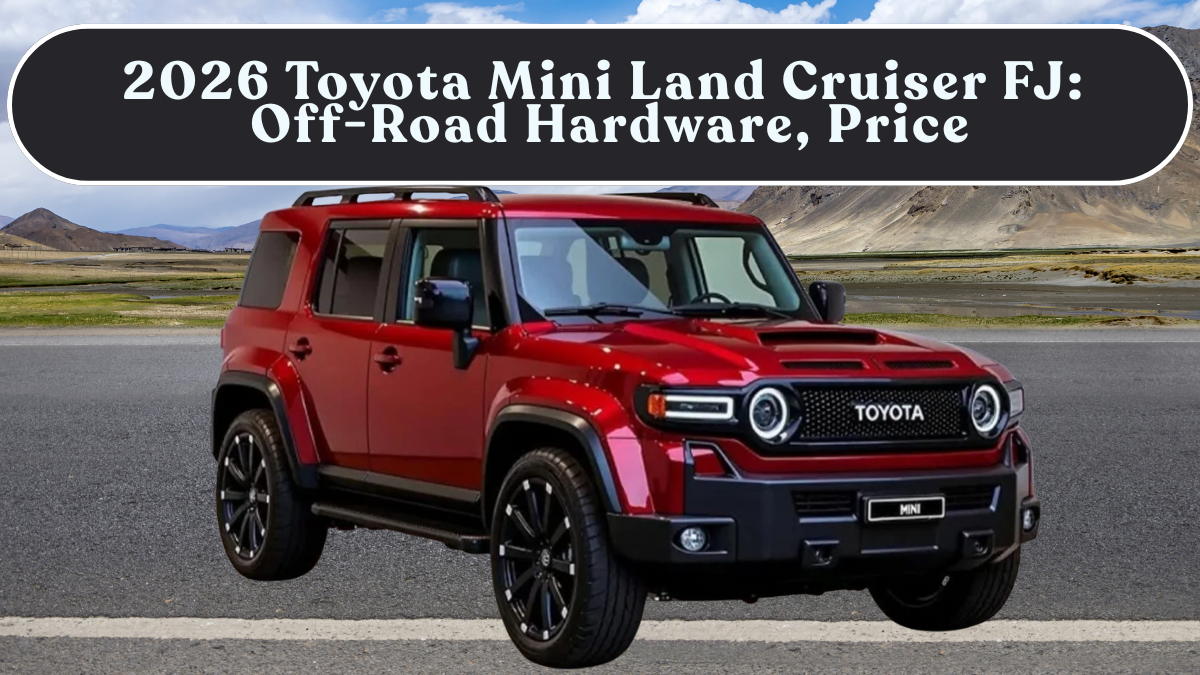 2026 Toyota Mini Land Cruiser FJ: Off-Road Hardware, Price & Release Window