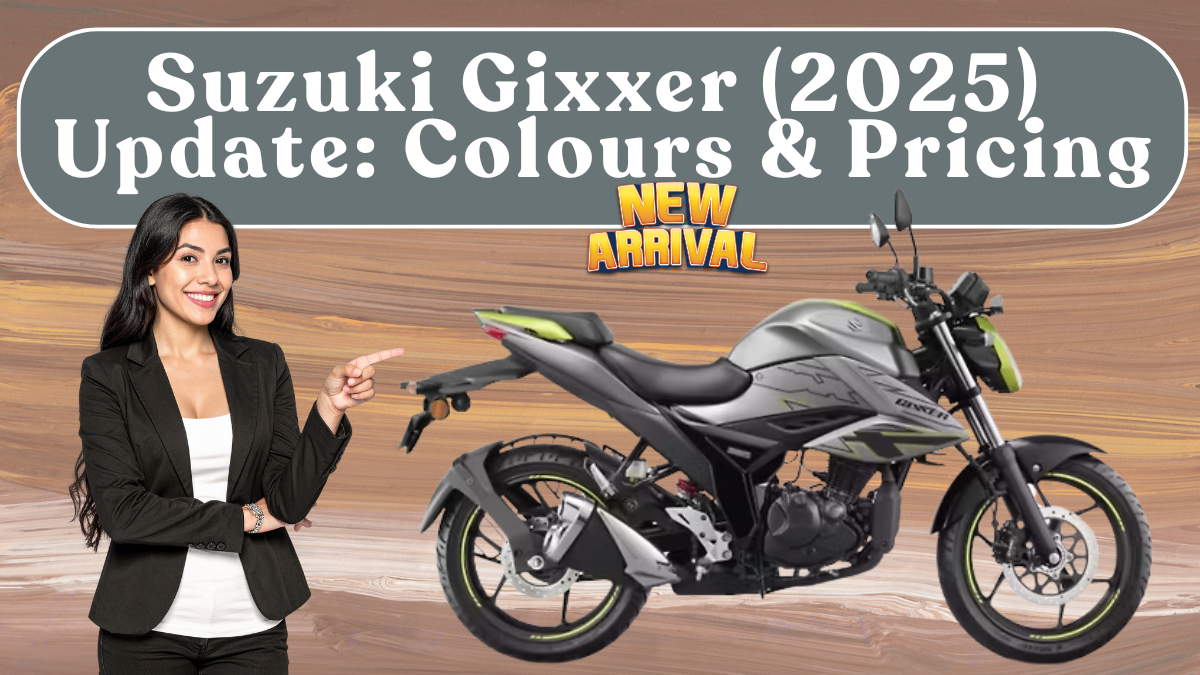 Suzuki Gixxer (2025) Update: Colours & Pricing