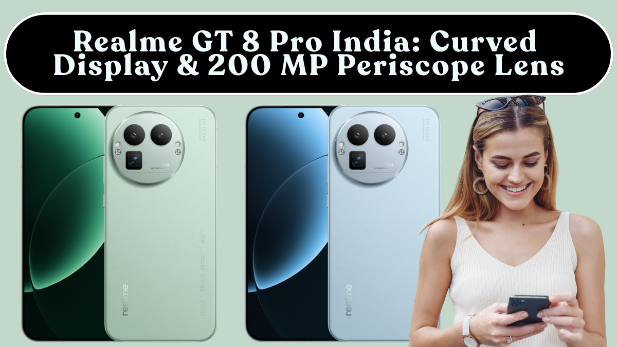 Realme GT 8 Pro India: Curved Display & 200 MP Periscope Lens