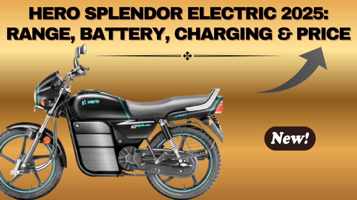 Hero Splendor Electric 2025: Range, Battery, Charging & Price in India