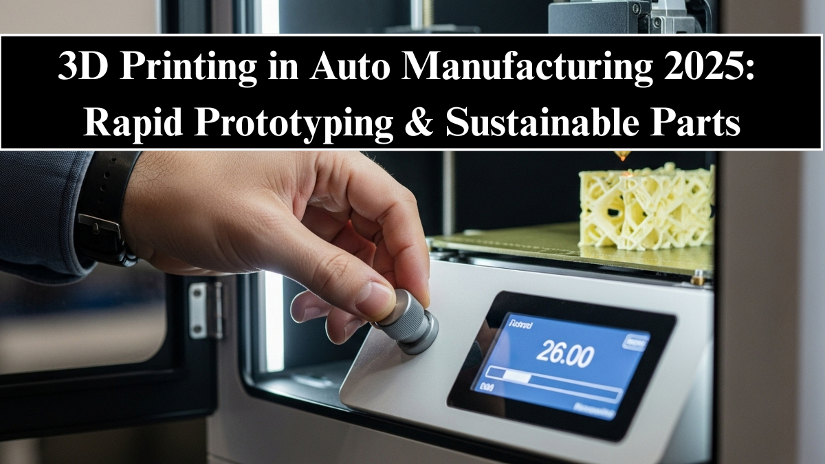 3D Printing in Auto Manufacturing 2025: Rapid Prototyping & Sustainable Parts
