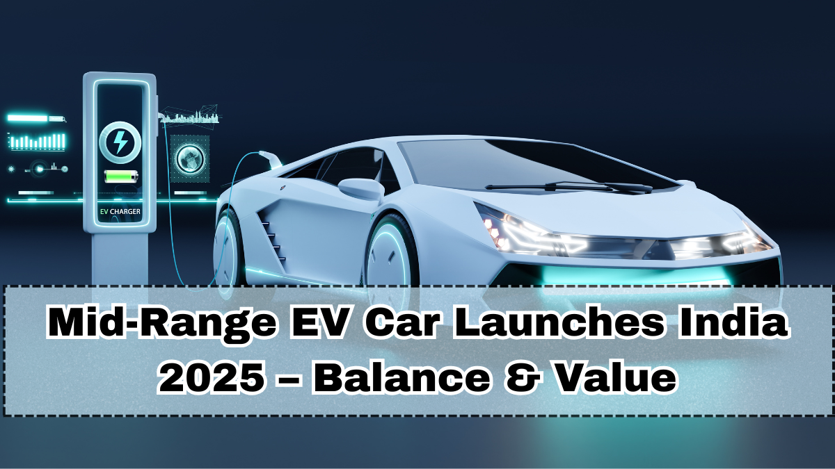 Mid-Range EV Car Launches India 2025 – Balance & Value