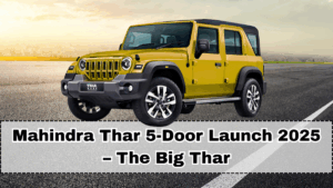 Mahindra Thar 5-Door Launch 2025 – The Big Thar