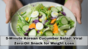 5-Minute Korean Cucumber Salad: Viral Zero-Oil Snack for Weight Loss
