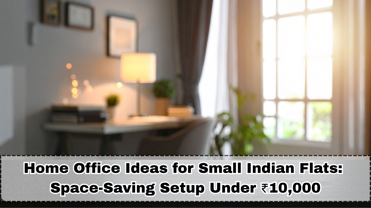 Home Office Ideas for Small Indian Flats: Space-Saving Setup Under ₹10,000