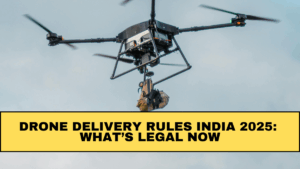 Drone Delivery Rules India 2025: What’s Legal Now