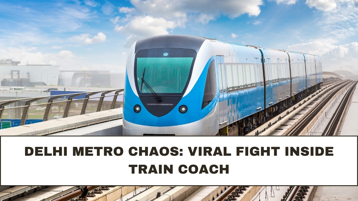 Delhi Metro Chaos: Viral Fight Inside Train Coach
