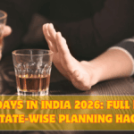 Dry Days in India 2026: Full List + State-Wise Planning Hack