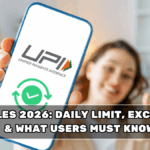 UPI Rules 2026: Daily Limit, Exceptions & What Users Must Know