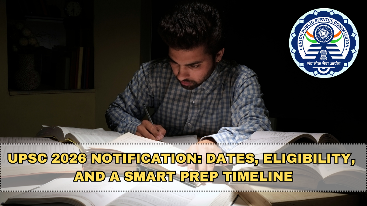 UPSC 2026 Notification: Dates, Eligibility, and a Smart Prep Timeline