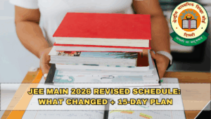 JEE Main 2026 Revised Schedule: What Changed + 15-Day Plan