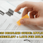 NIFT 2026 Deadline Guide: Application Checklist + Late Fee Rules