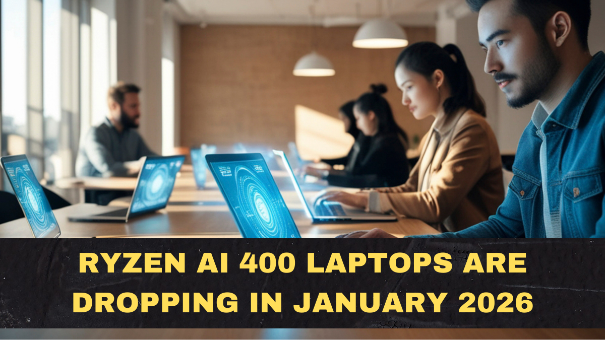 Ryzen AI 400 Laptops Are Dropping in January 2026: What “AI PC” Performance Actually Changes