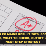 IBPS RRB PO Mains Result 2026: Scorecard Download, What to Check, Cutoff Logic, and Next Step Strategy