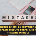 Money Debited on UPI by Mistake? 10-Minute Action Plan, Dispute Steps, and Refund Timeline in India