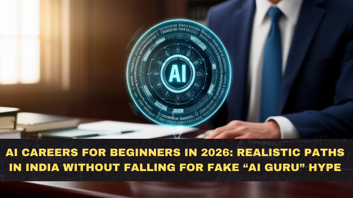 AI Careers for Beginners in 2026: Realistic Paths in India Without Falling for Fake “AI Guru” Hype