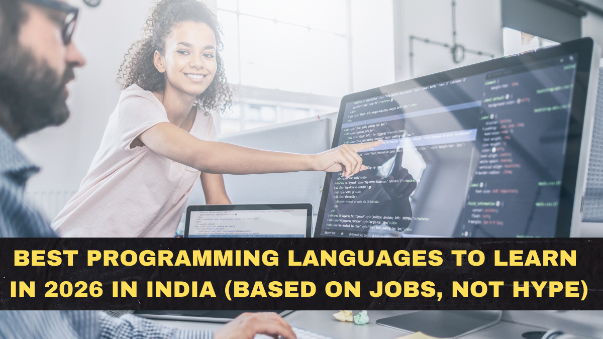 Best Programming Languages to Learn in 2026 in India (Based on Jobs, Not Hype)