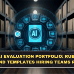 Build an AI Evaluation Portfolio: Rubrics, Test Sets, and Templates Hiring Teams Respect