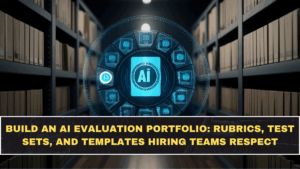 Build an AI Evaluation Portfolio: Rubrics, Test Sets, and Templates Hiring Teams Respect