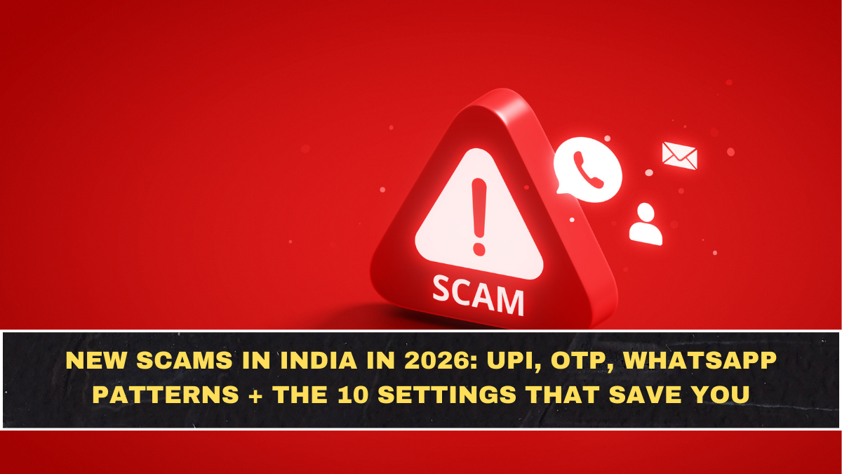 New Scams in India in 2026: UPI, OTP, WhatsApp Patterns + The 10 Settings That Save You
