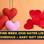 Valentine Week 2026 Dates List: Full Schedule + Easy Gift Ideas