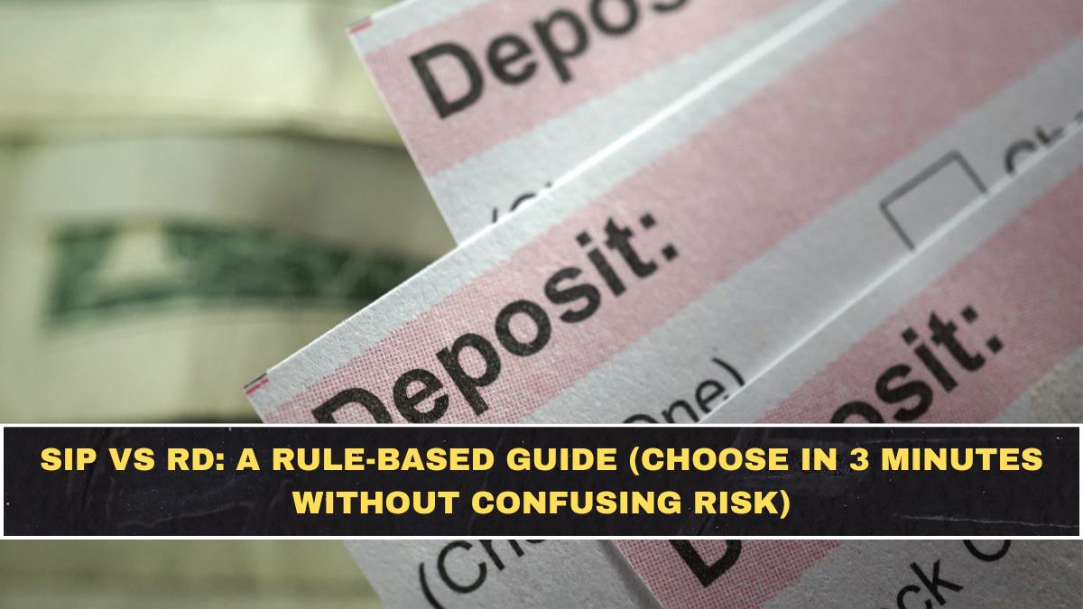 SIP vs RD: A Rule-Based Guide (Choose in 3 Minutes Without Confusing Risk)