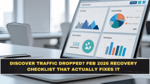 Discover Traffic Dropped? Feb 2026 Recovery Checklist That Actually Fixes It