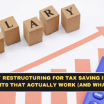 Salary Restructuring for Tax Saving in 2026: Components That Actually Work (and What’s Risky)