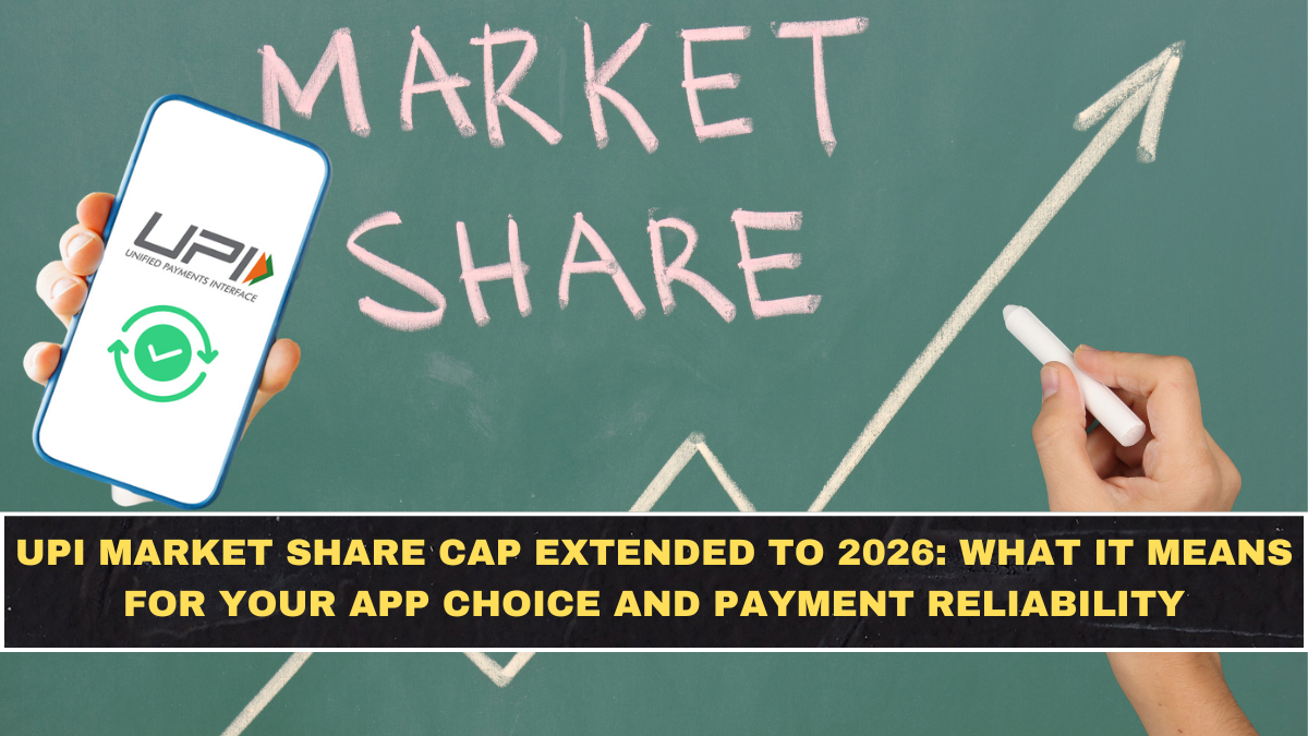 UPI Market Share Cap Extended to 2026: What It Means for Your App Choice and Payment Reliability