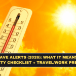 IMD Heatwave Alerts (2026): What It Means, Who’s at Risk, Safety Checklist + Travel/Work Precautions