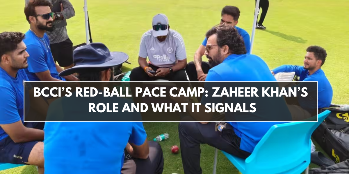 BCCI’s Red-Ball Pace Camp: Zaheer Khan’s Role and What It Signals