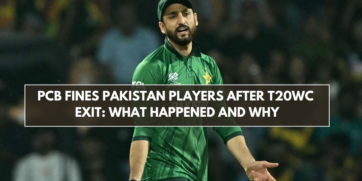 PCB Fines Pakistan Players After T20WC Exit: What Happened and Why