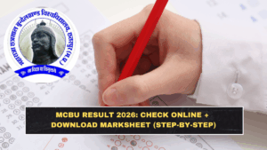MCBU Result 2026: Check Online + Download Marksheet (Step-by-Step)