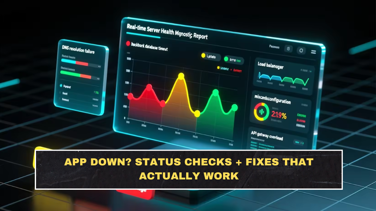 App Down? Status Checks + Fixes That Actually Work