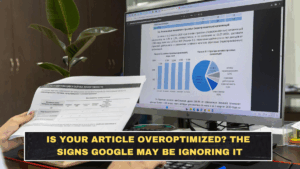 Is Your Article Overoptimized? The Signs Google May Be Ignoring It