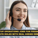 Startup Operations Jobs for Freshers: Private Roles With Real Hiring Demand