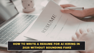 How to Write a Resume for AI Hiring in 2026 Without Sounding Fake