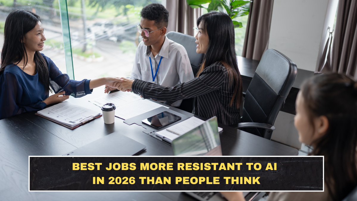 Best Jobs More Resistant to AI in 2026 Than People Think