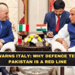 India Warns Italy: Why Defence Tech for Pakistan Is a Red Line