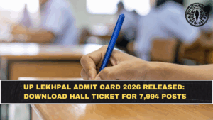UP Lekhpal Admit Card 2026 Released: Download Hall Ticket for 7,994 Posts
